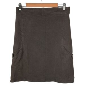Lost and Found Women's size 8 Grey‎ midi skirt with pockets